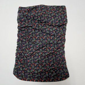 Eyelash Couture Ruched Strapless Tunic